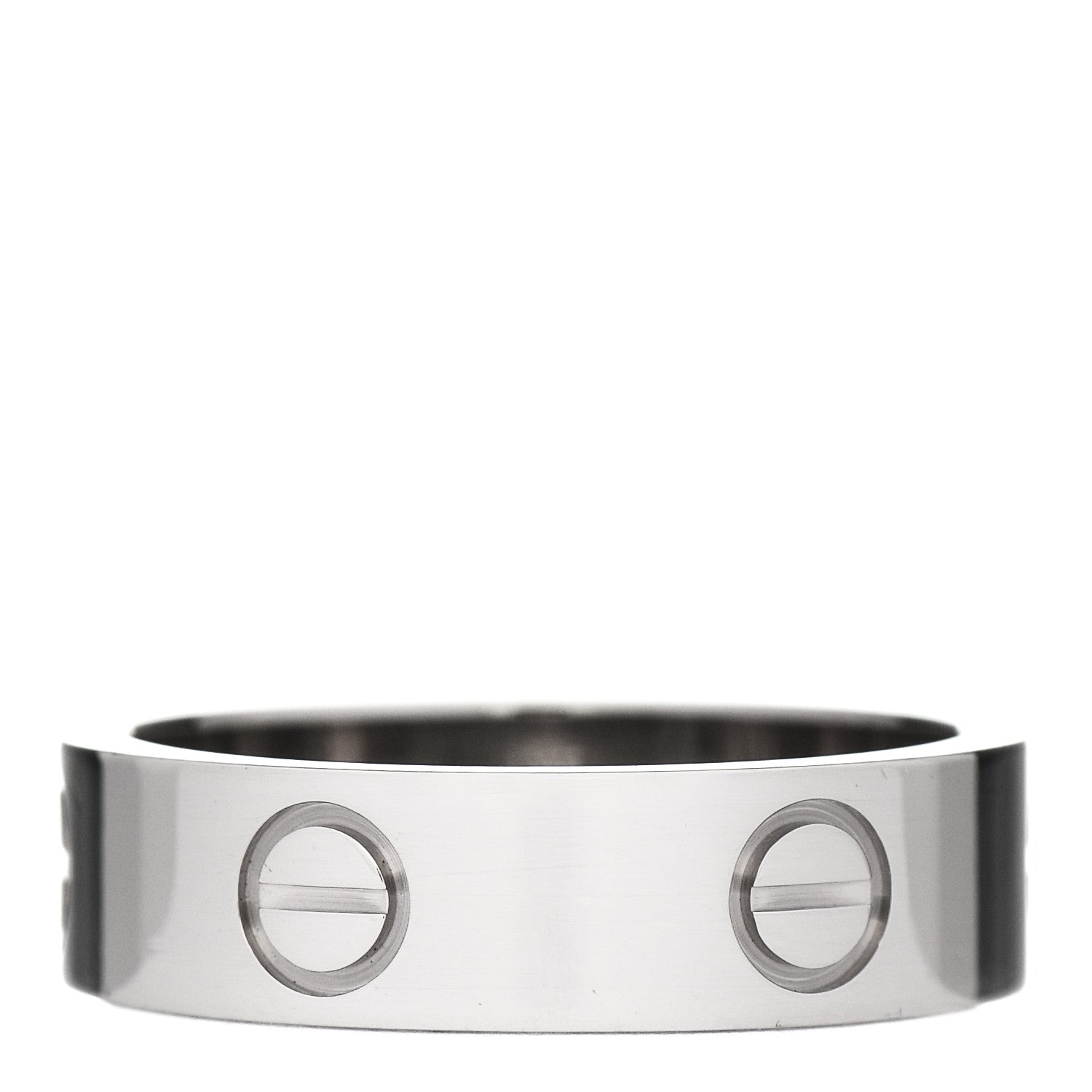 Cartier 18K White Gold 5.5mm LOVE Ring 54 7 3 of 6