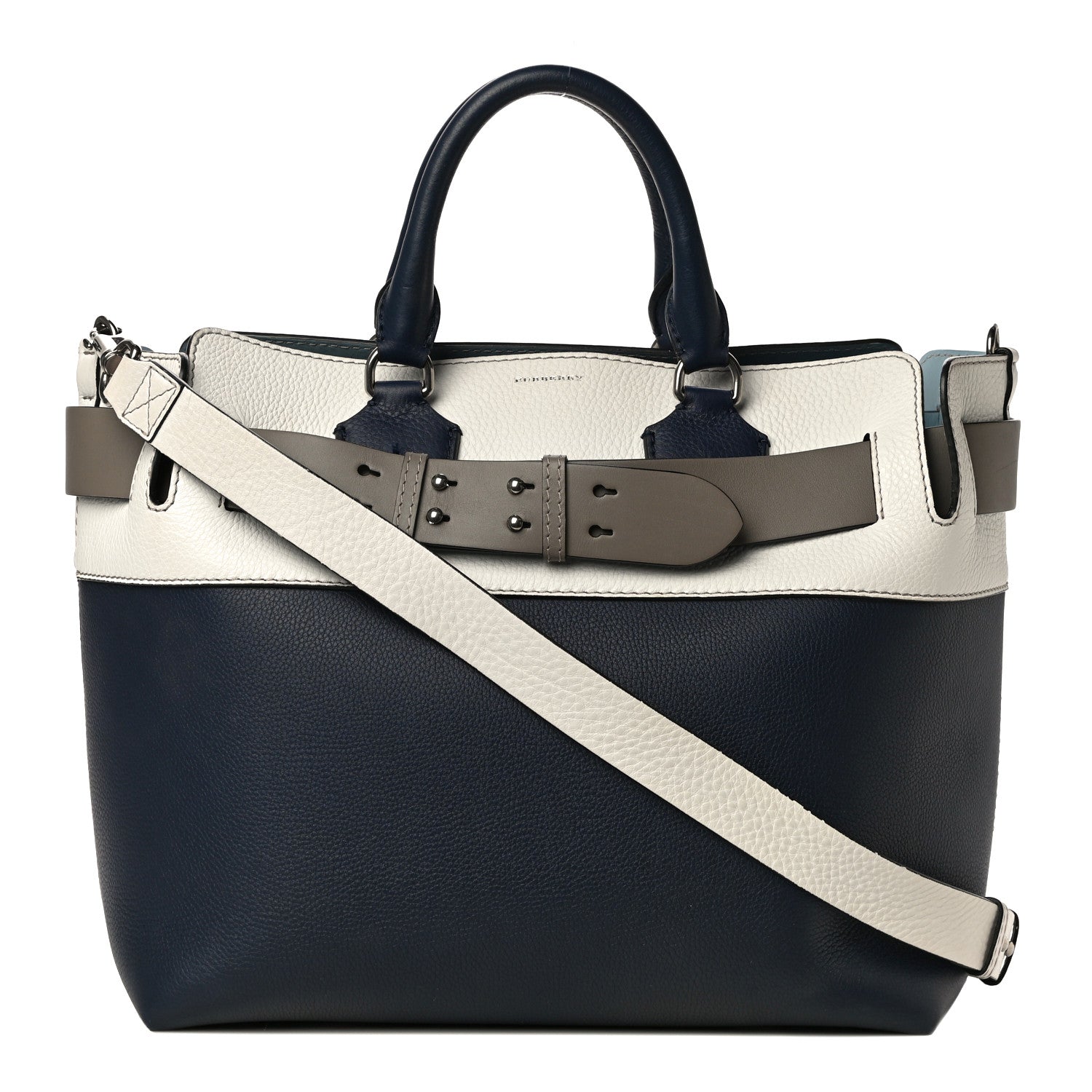 Burberry Soft Grain Calfskin Medium Belt Bag Regency Blue 1 of 14