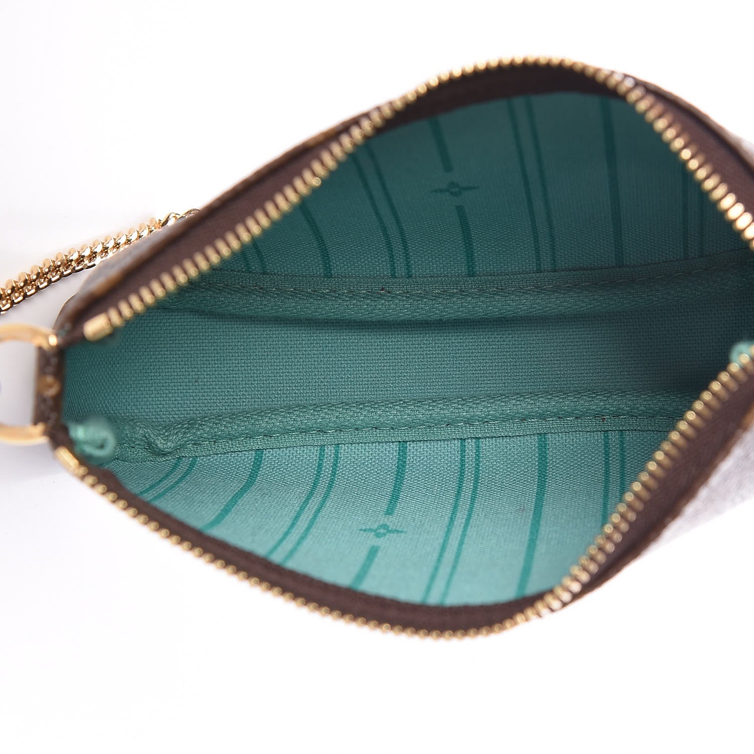 Louis Vuitton Monogram My LV Heritage Mini Pochette Accessories Vert Clair Blue Clair 5 of 10