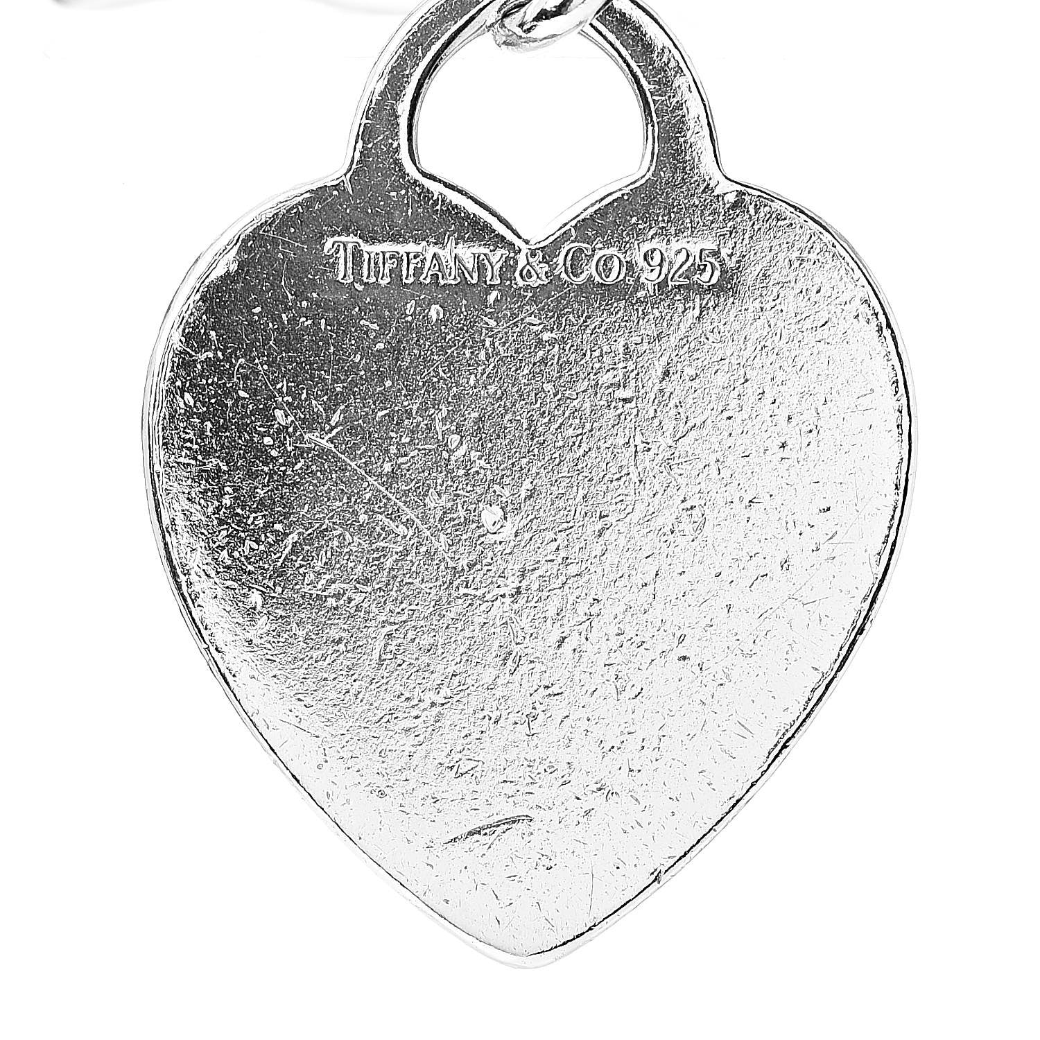 Tiffany Sterling Silver Heart Tag Charm Bracelet 5 of 5