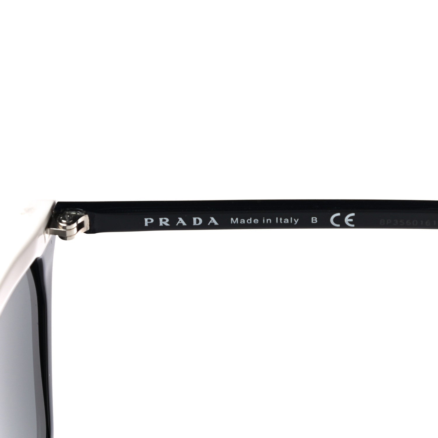 Prada Catwalk Sunglasses SPR 19U Black White 5 of 7