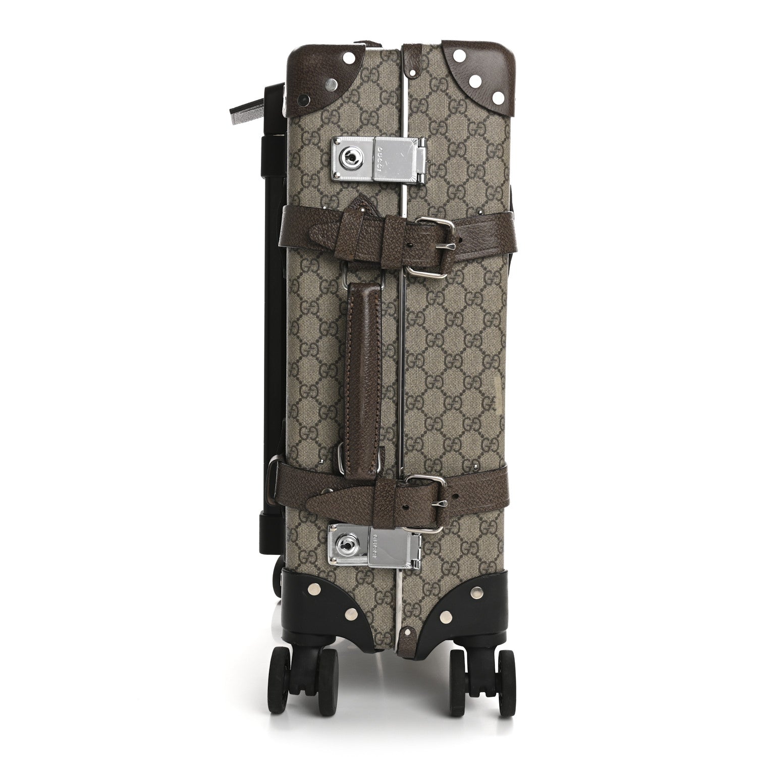 Gucci Supreme Monogram Globe-Trotter Carry-On Brown 10 of 15