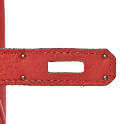 Hermes Togo Birkin 35 Rouge Tomate 11 of 36