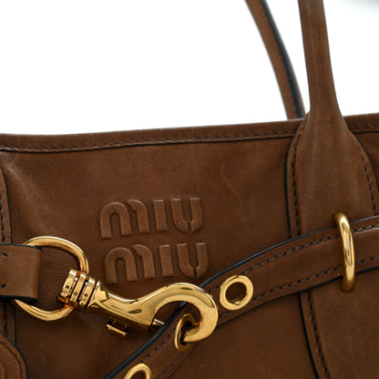 Miu Miu Nappa Aviator Medium Aventure Bag Rovere 12 of 12