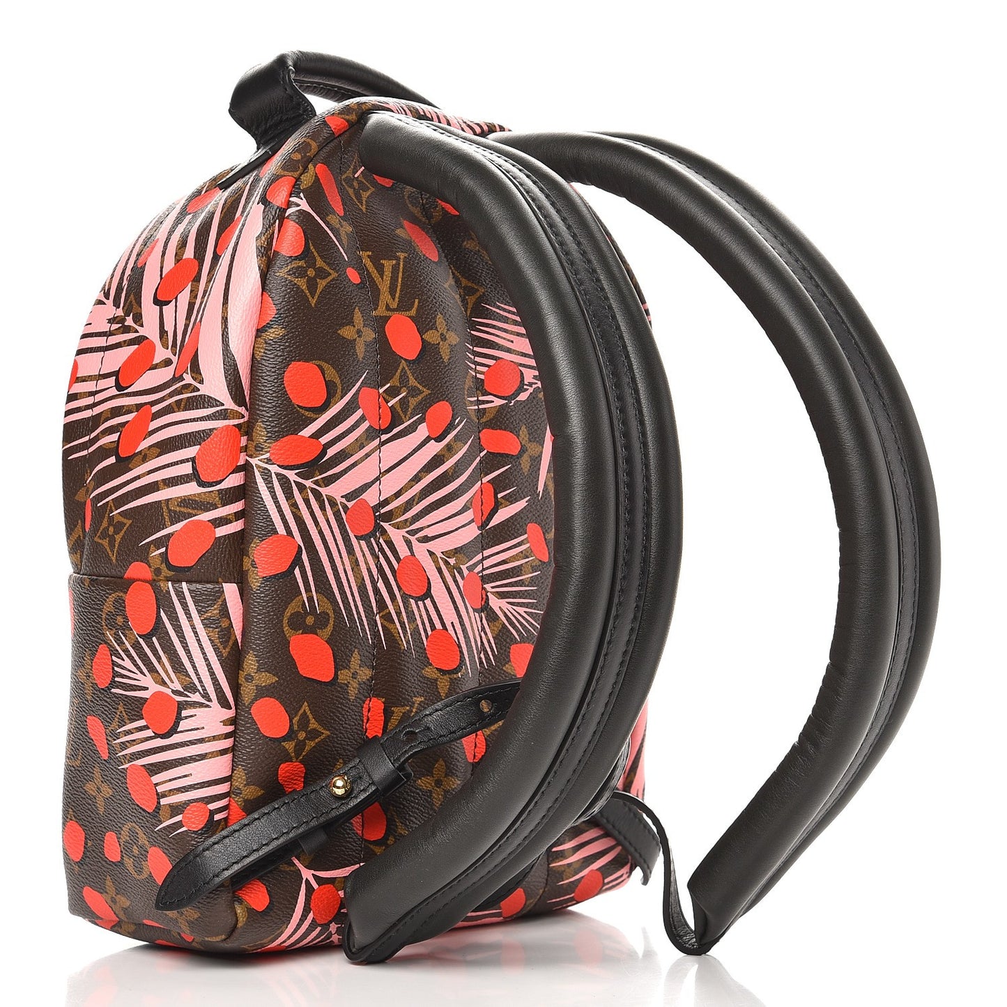 Monogram Jungle Dots Palm Springs Backpack PM Sugar Pink Poppy