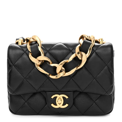 Chanel Lambskin Quilted Small Funky Town Flap Black 1 of 11