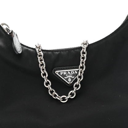 Prada Nylon Re-Edition 2005 Shoulder Bag Black 9 of 11