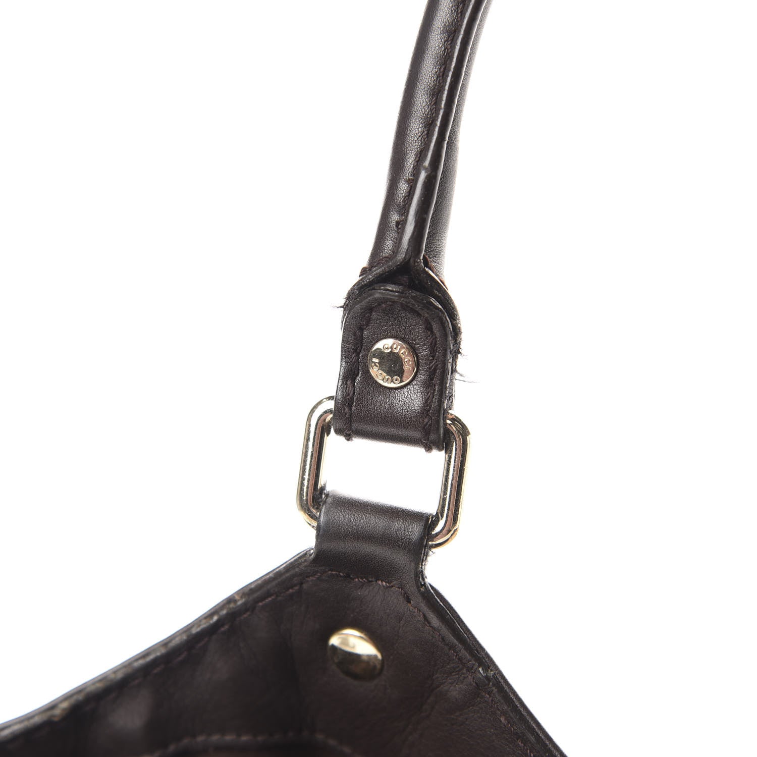 Gucci Monogram Large Sukey Tote Dark Brown 16 of 19