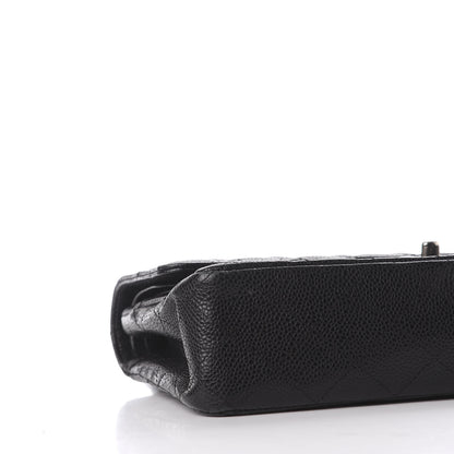 Chanel Caviar Quilted Medium Double Flap Black 7 of 9