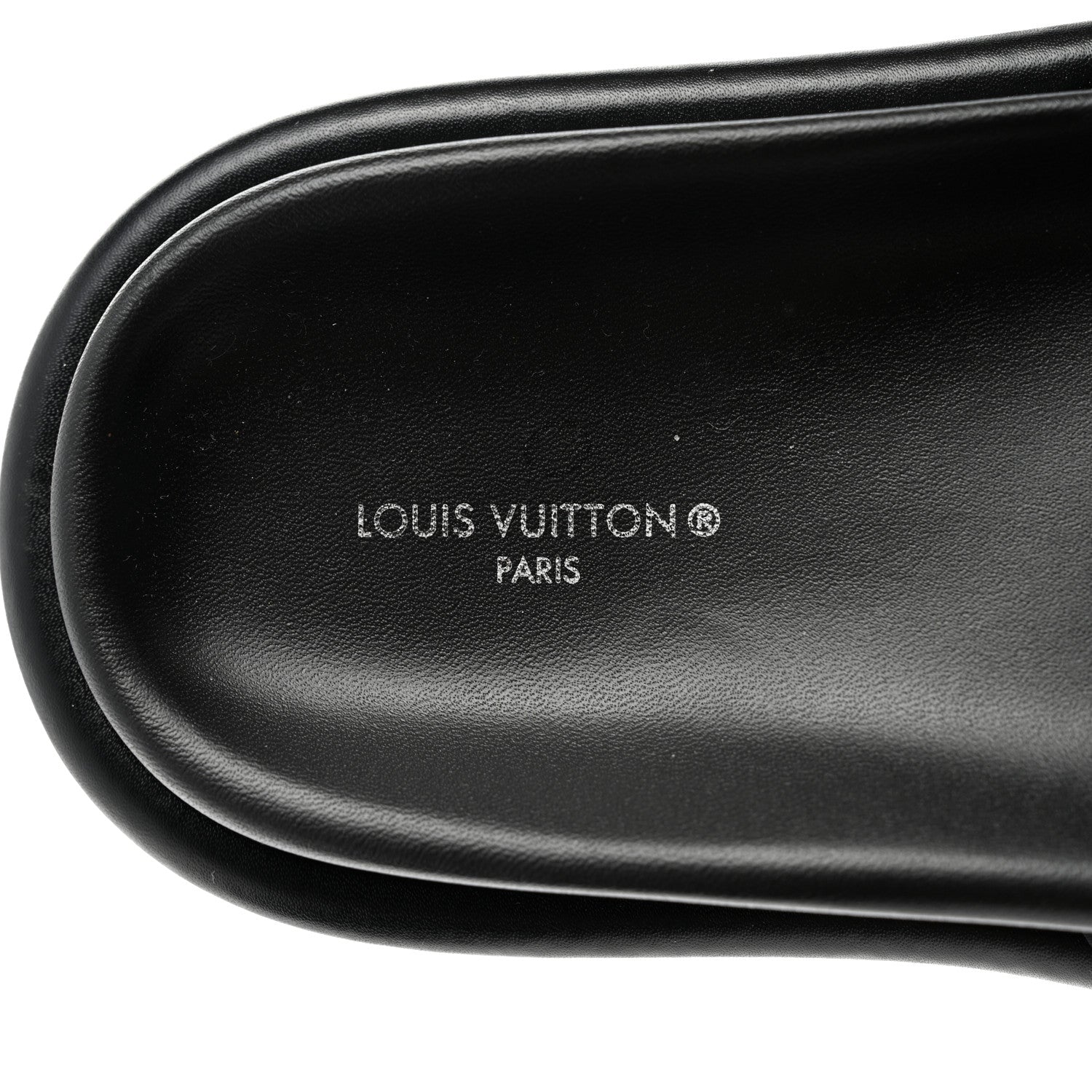 Louis Vuitton Nylon Monogram Womens Pool Pillow Comfort Mules 37 Black 6 of 9