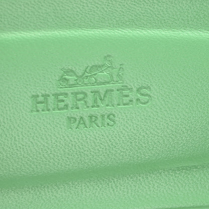 Hermes Epsom Oran Sandals 39 Vert Pomme 10 of 10