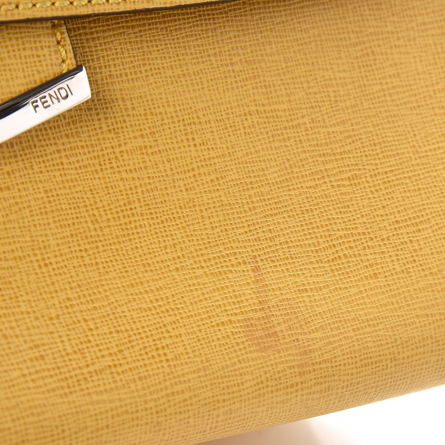 Vitello Elite Flamingo Mini Demi Jour Shoulder Bag Mustard