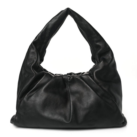 Smooth Butter Calfskin Small The Shoulder Pouch Black