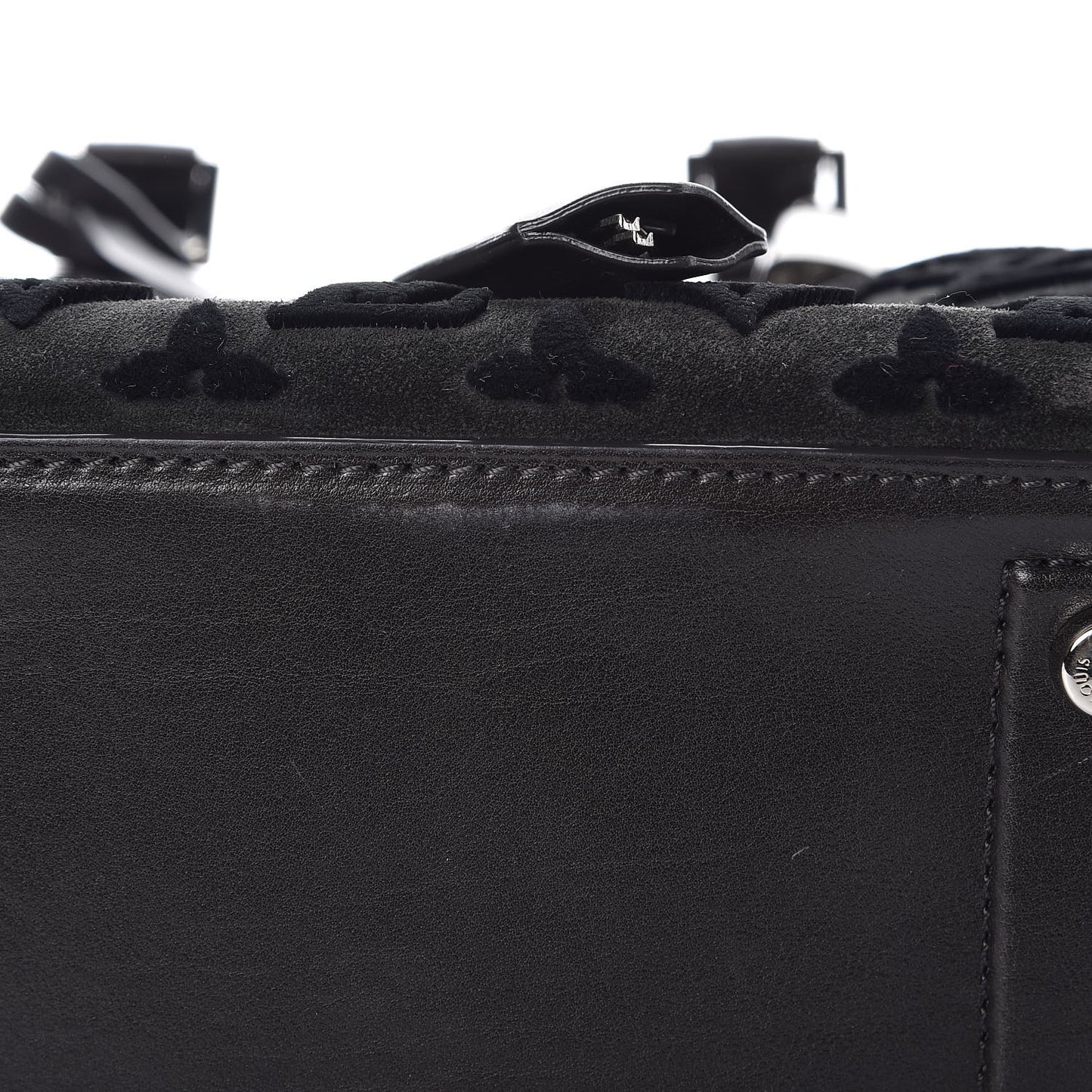 Monogram Suede Tuffetage Deauville Cube Gris