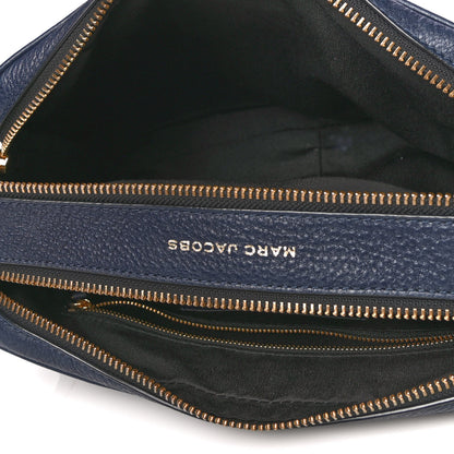 Marc Jacobs Supple Natural Grain Calfskin The Softshot 27 Bag Navy 4 of 11