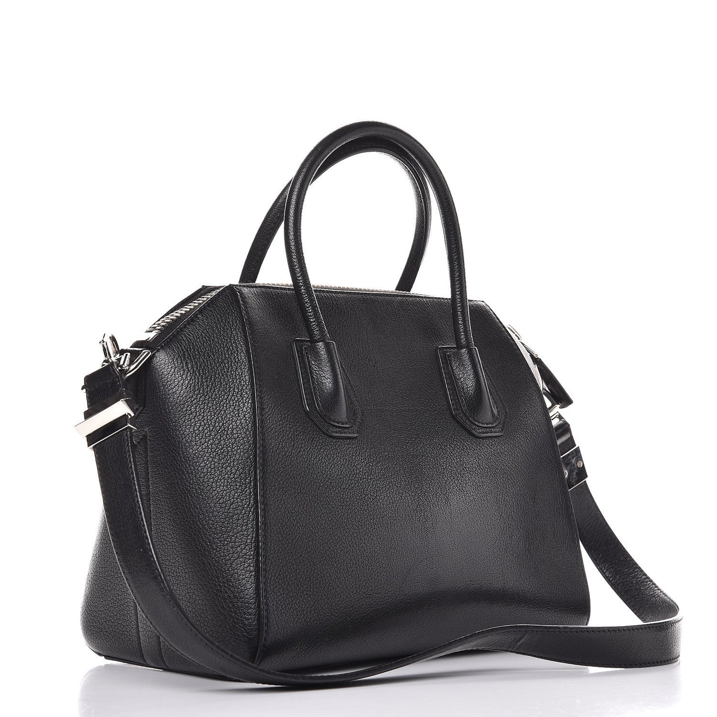 Sugar Goatskin Small Antigona Black