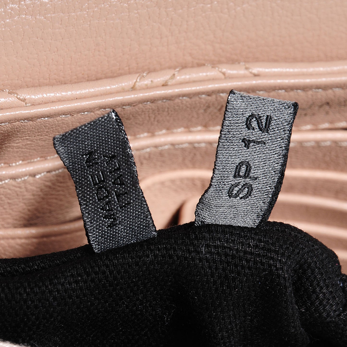Leather Quilted The Small Single Flap Blush