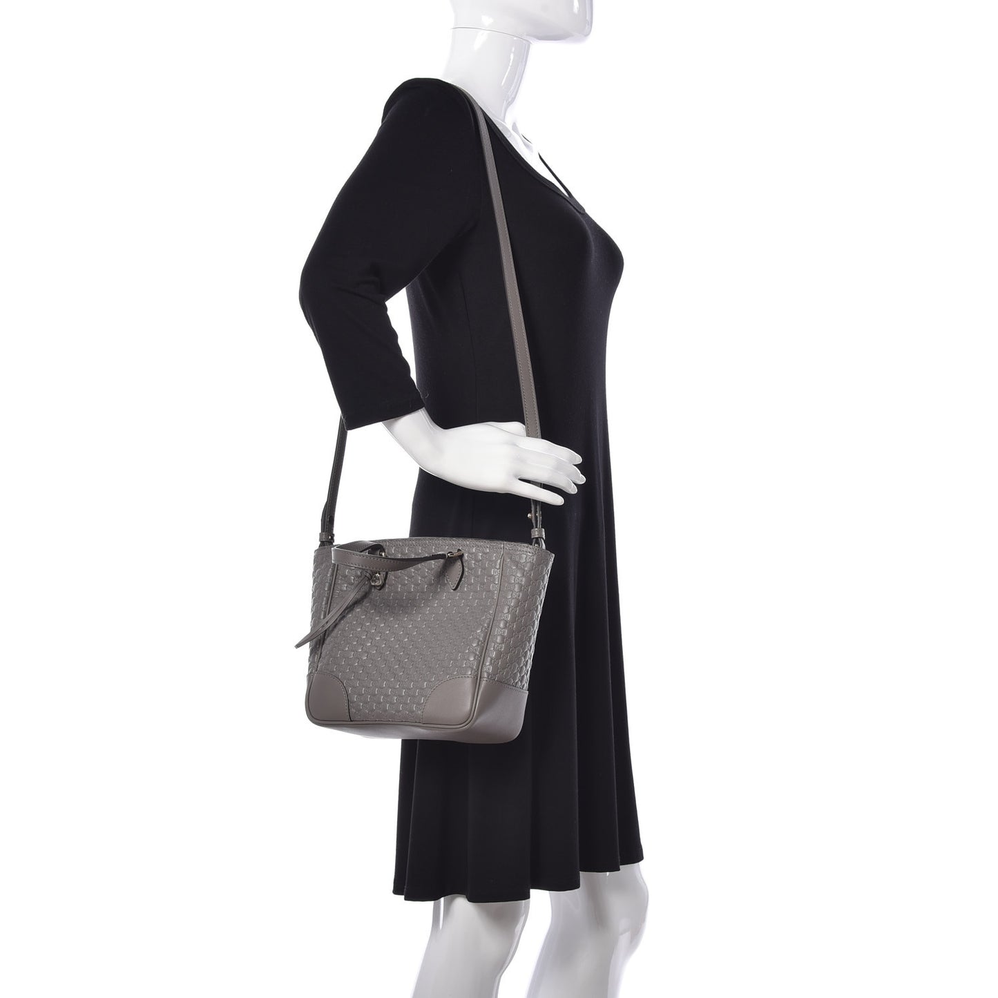 Microguccissima Small Bree Tote Graphite