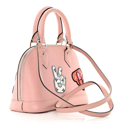 Louis Vuitton Epi Stickers Alma BB Rose Ballerine 3 of 16