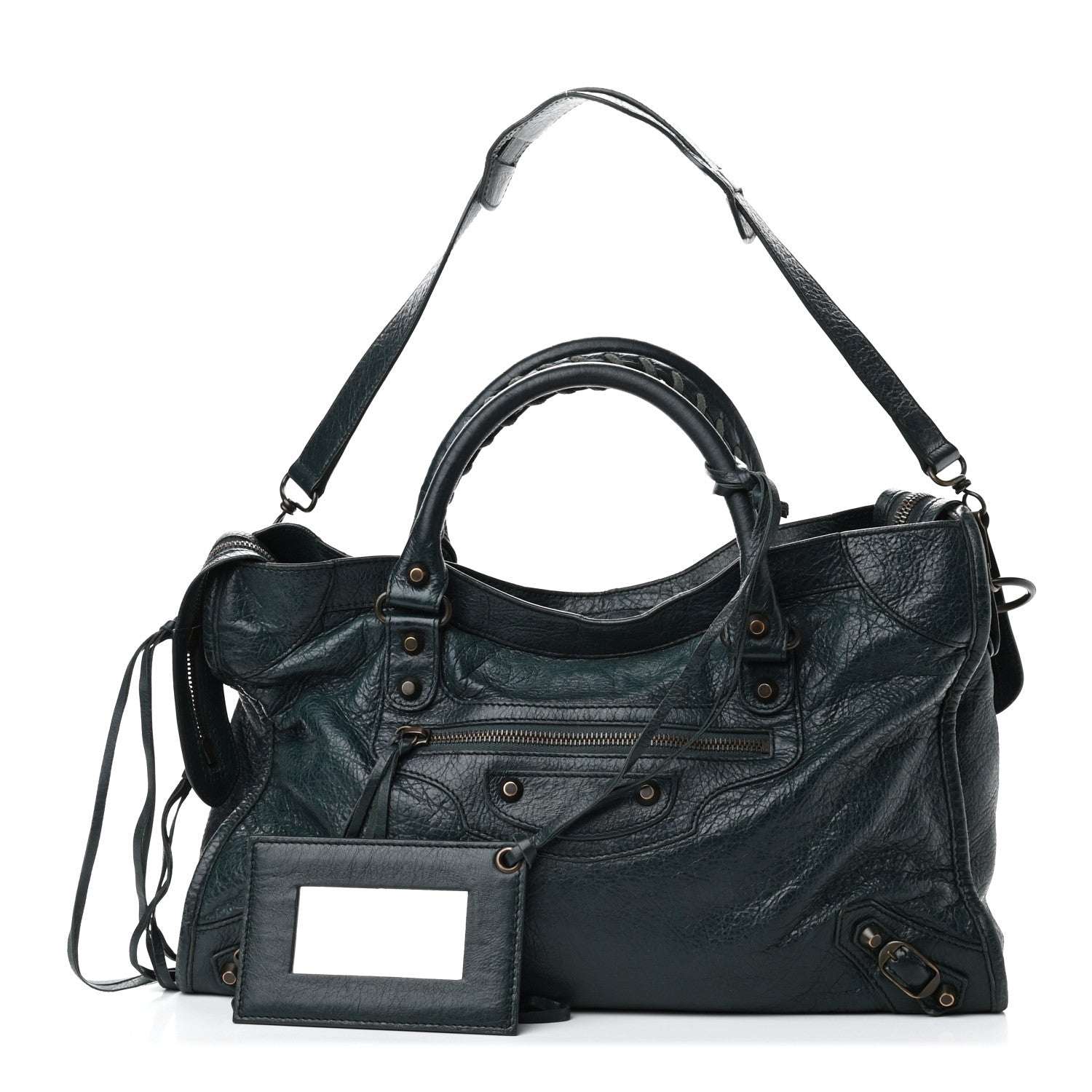 Balenciaga Agneau Classic Hardware City Vert Pinede 1 of 10
