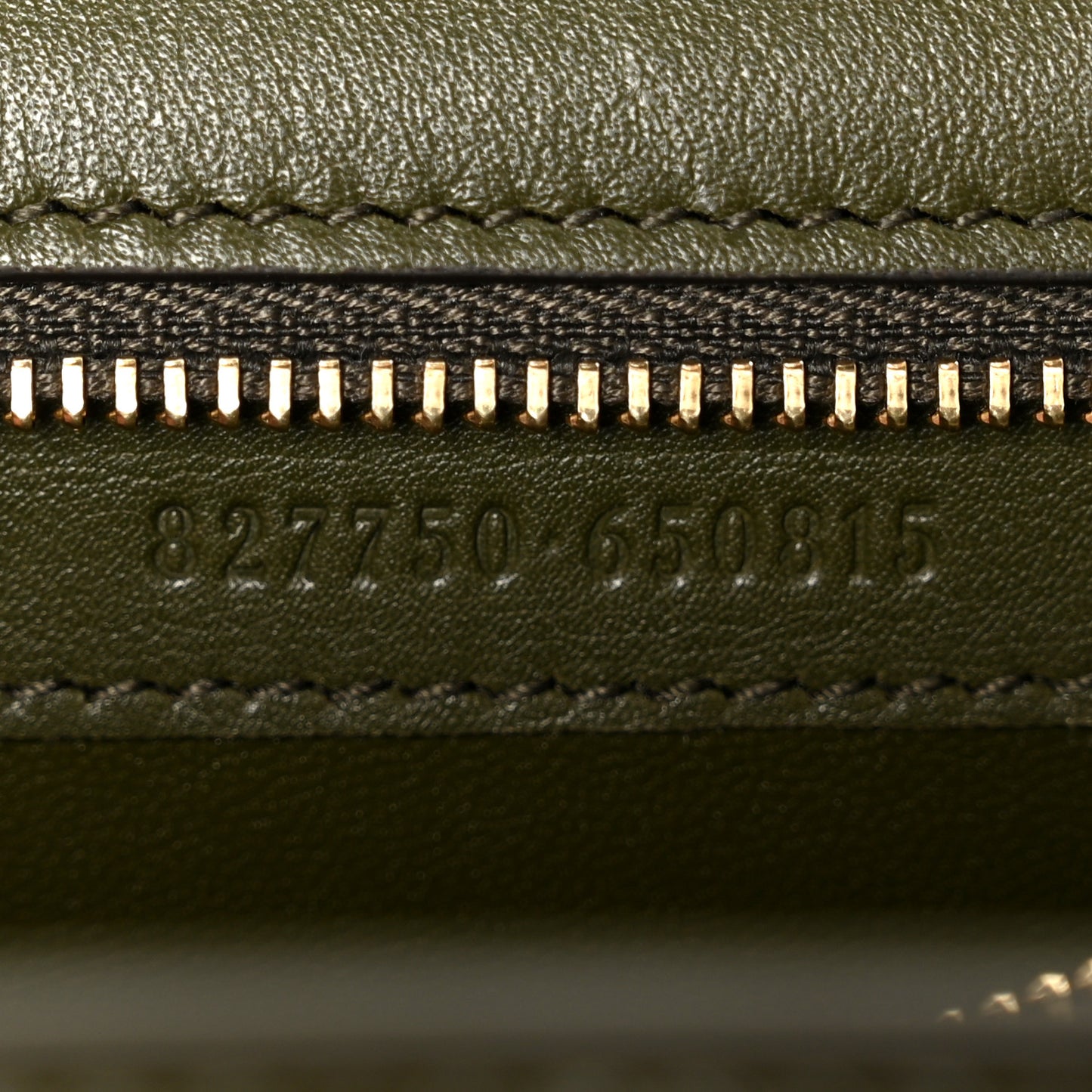 Shiny Polished Calfskin Medium Bamboo Luscious Green