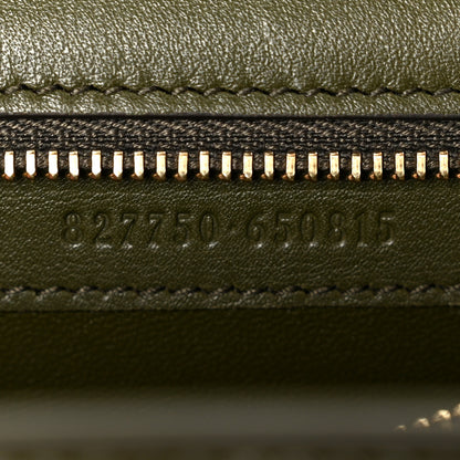 Gucci Shiny Polished Calfskin Medium Bamboo Luscious Green 9 of 13
