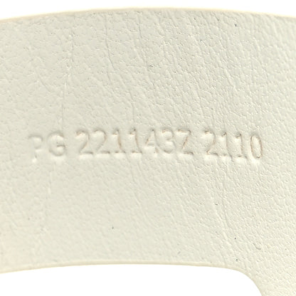 Hermes Goatskin Elda Espadrille Wedge Sandals 39 White 6 of 8
