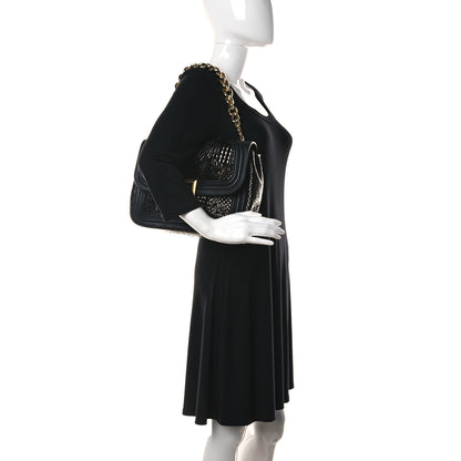 Versace Patent Micro Vanitas Shoulder Bag Black 2 of 13