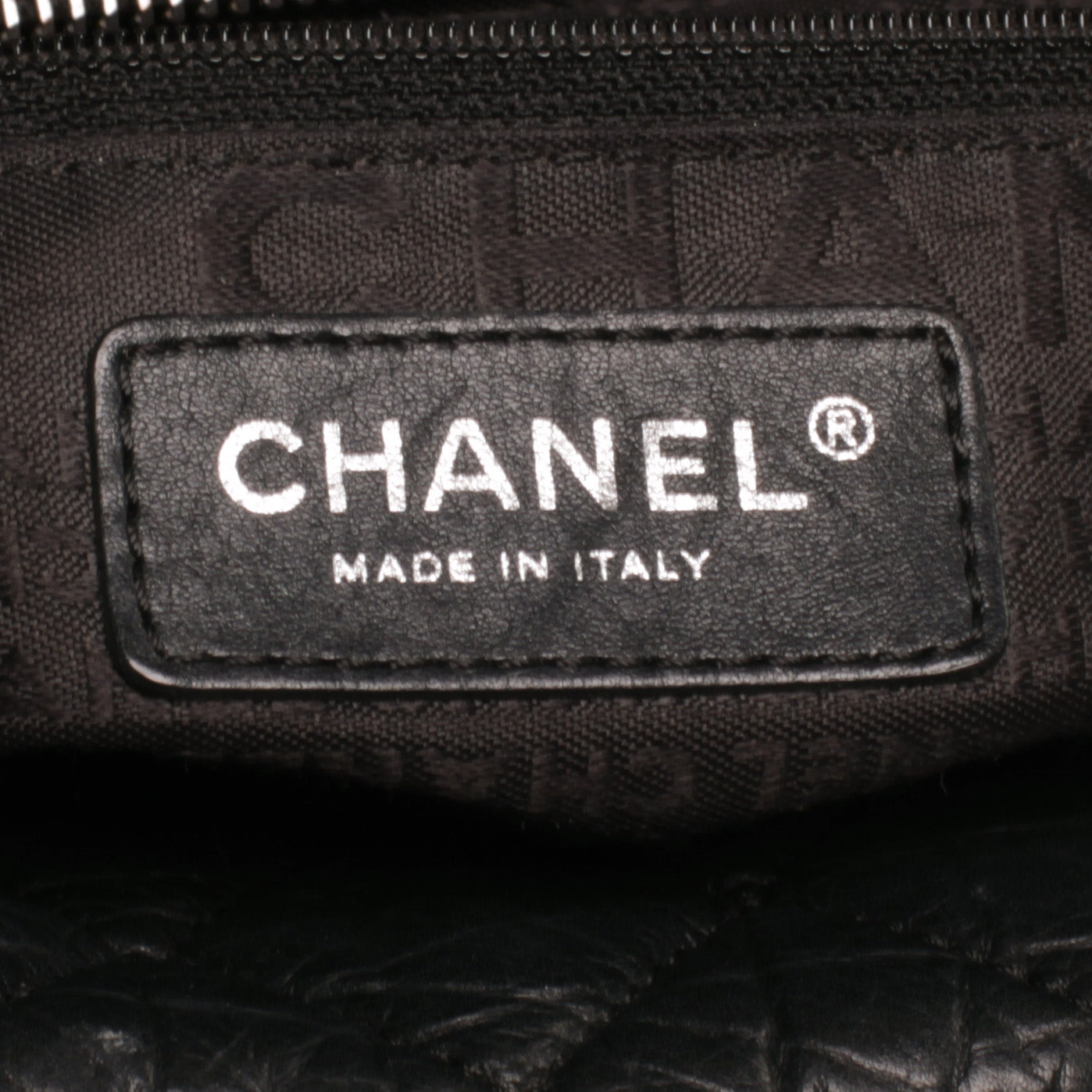 Chanel Ligne Large Square Tote Black 6 of 8