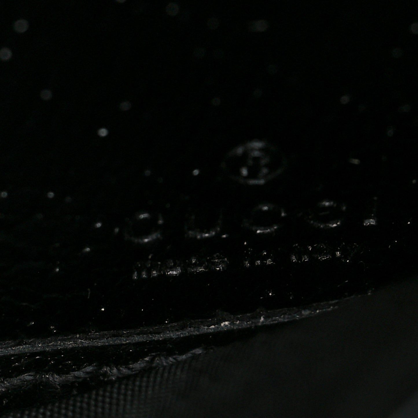 Jacquard Black Denim GG Monogram Textured Dollar Calfskin Jackie 1961 Chain Wallet Black Ivory