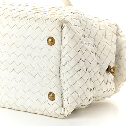 Bottega Veneta Nappa Intrecciato Montaigne Bag White 10 of 10
