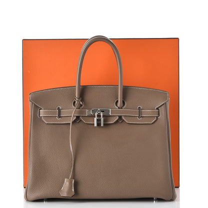 Hermes Togo Birkin 35 Etoupe 12 of 12