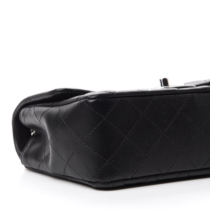 Chanel Lambskin Quilted Mini Rectangular Flap Black 6 of 13