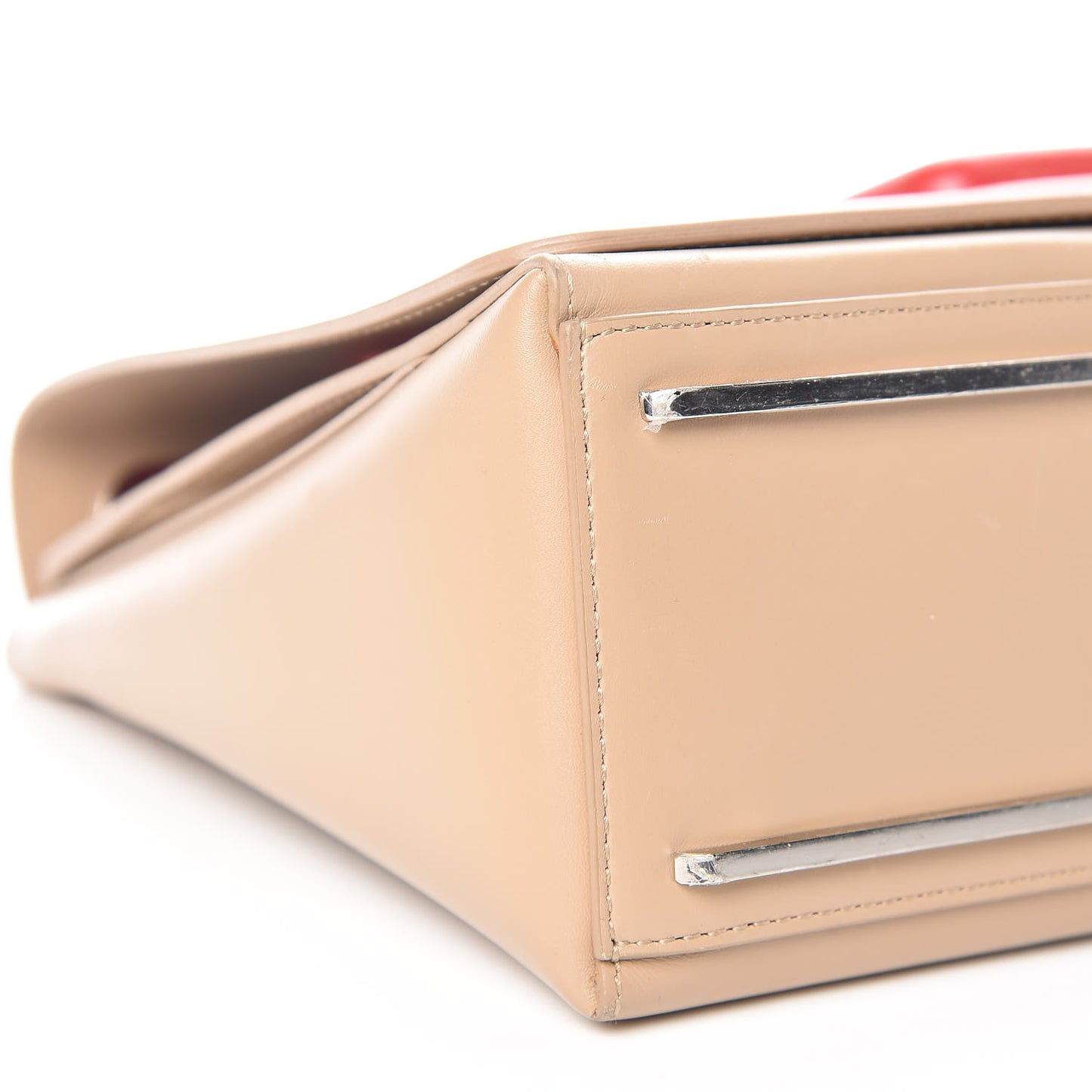Calfskin Bal58 Shoulder Bag Red