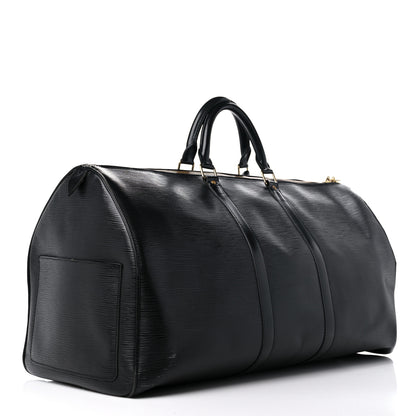 Louis Vuitton Epi Keepall 55 Black 2 of 16