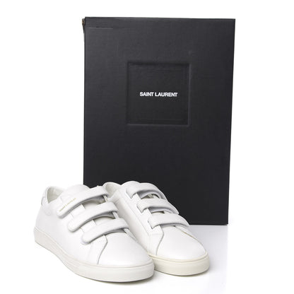 Saint Laurent Calfskin Mens Andy Low Top Sneakers 41 White 11 of 11
