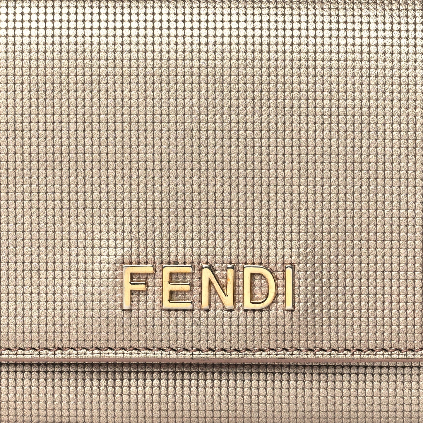 Vitello Birkin Logo Continental Wallet Rame