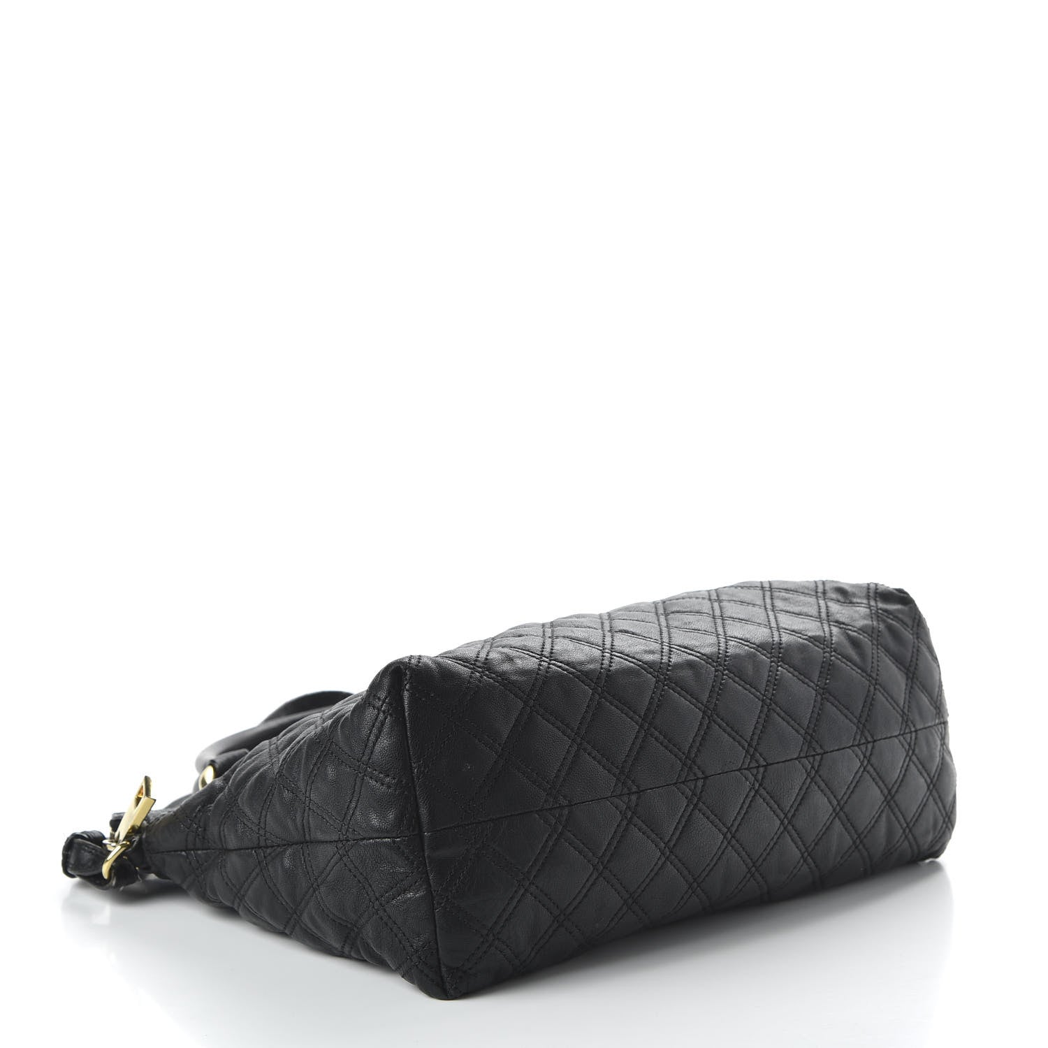 Marc Jacobs Calfskin Quilted Rio Satchel Tote Bag Black 5 of 11