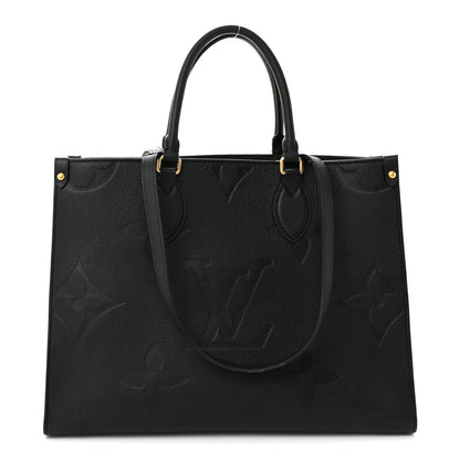 Louis Vuitton Empreinte Monogram Giant Onthego MM Black Black 1 of 11
