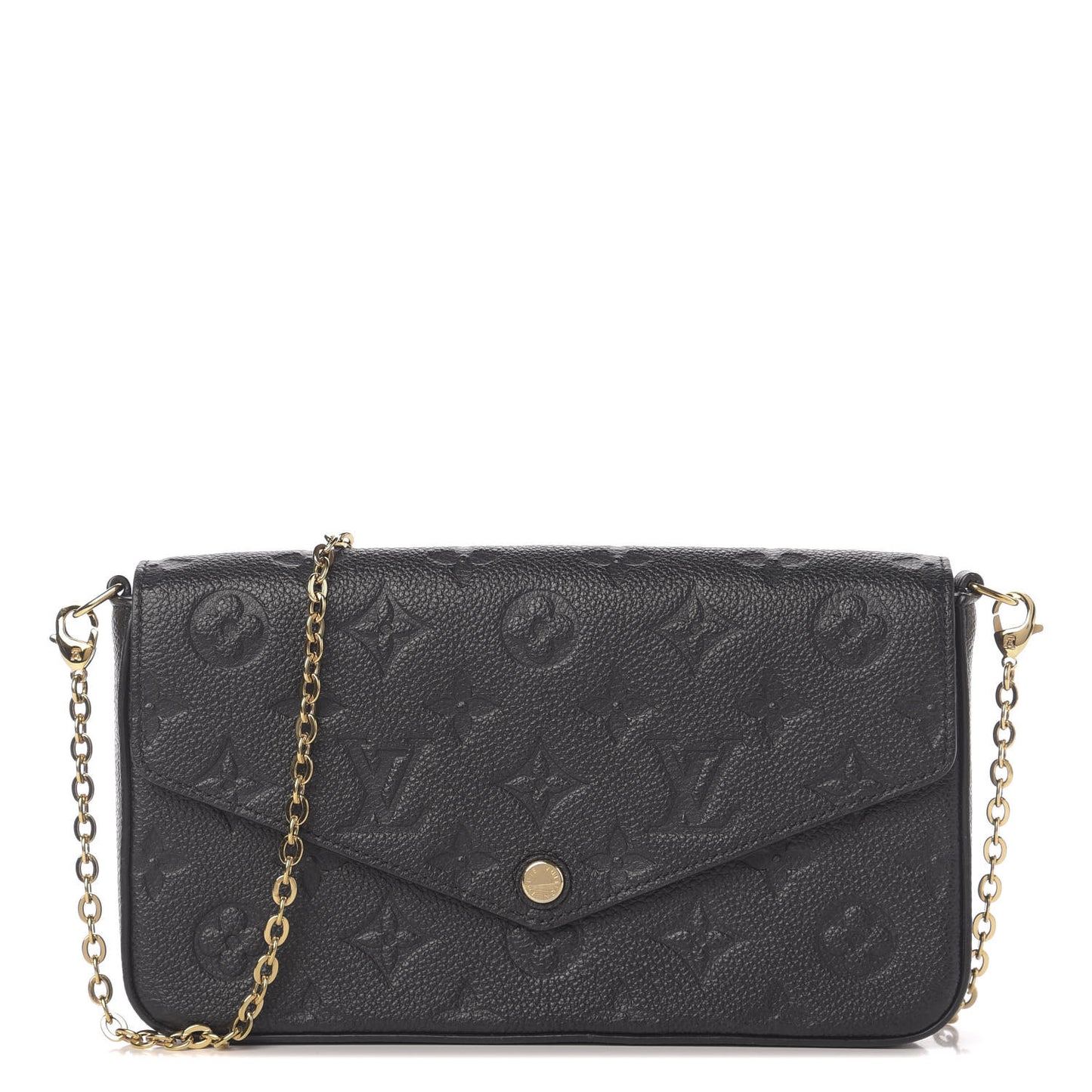 Empreinte Pochette Felicie Chain Wallet Black