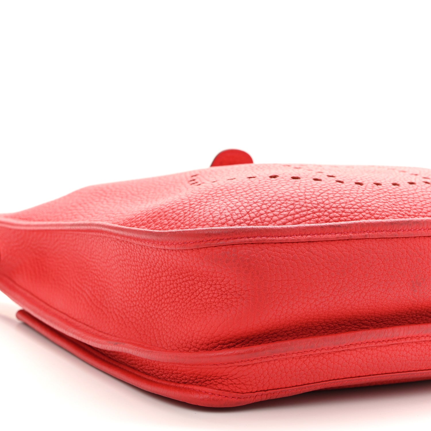 Hermes Taurillon Clemence Evelyne III PM Rouge Tomate 9 of 14