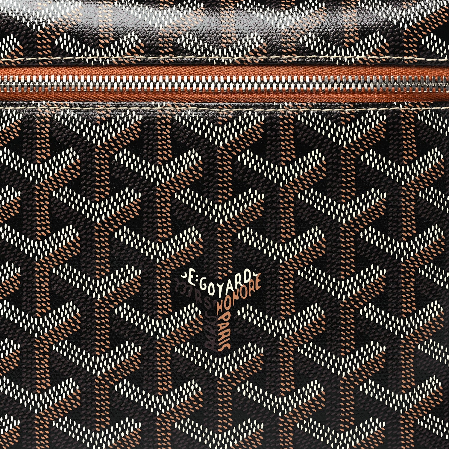 Goyard Goyardine Muse Vanity Case Black Gold 8 of 11