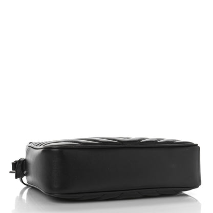 Saint Laurent Calfskin Matelasse Monogram Lou Camera Bag Black 4 of 8