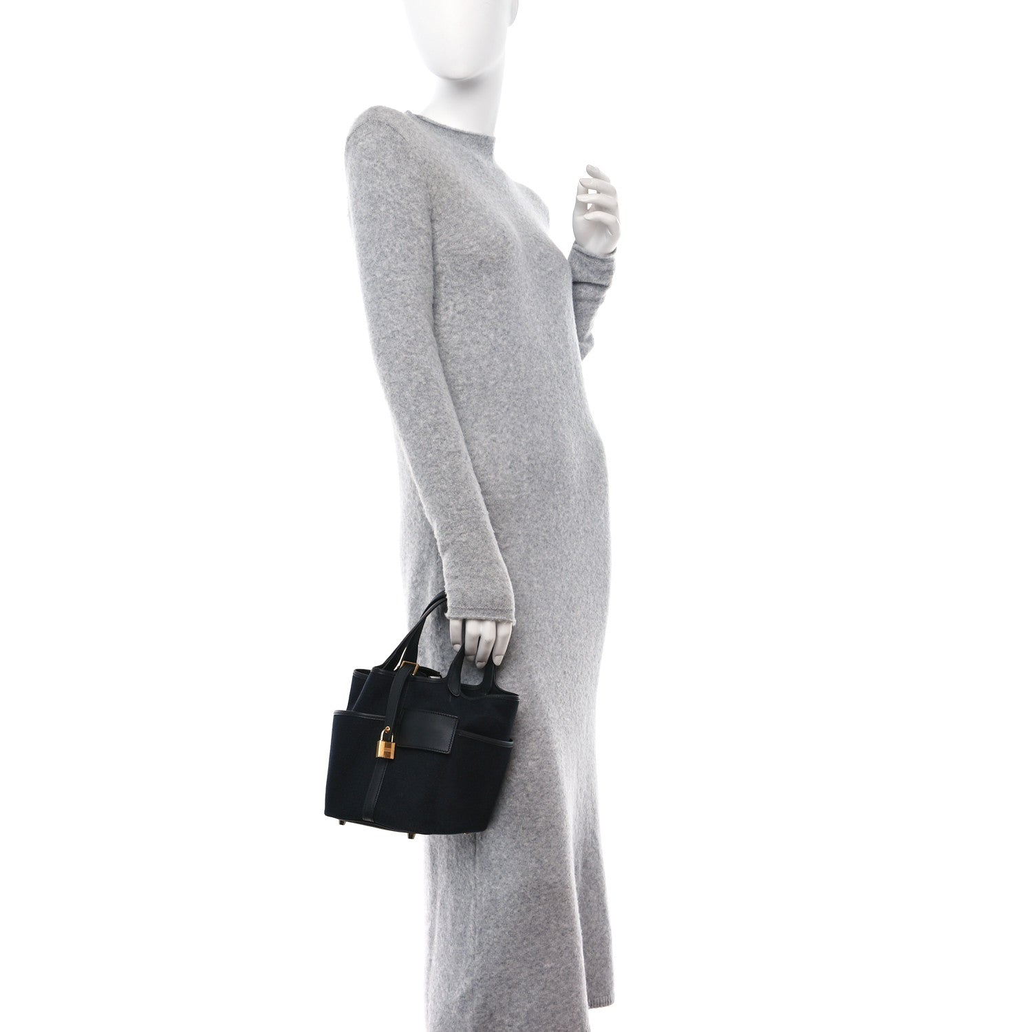 Hermes Toile Goeland Swift Cargo Picotin Lock 18 Caban Black 2 of 11