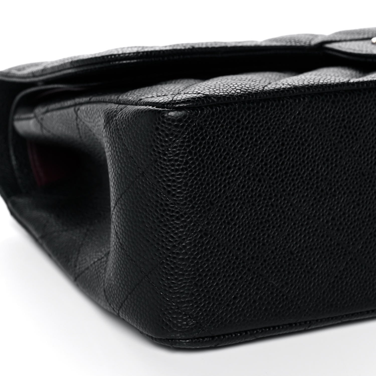 Chanel Caviar Quilted Jumbo Double Flap Black 9 of 13
