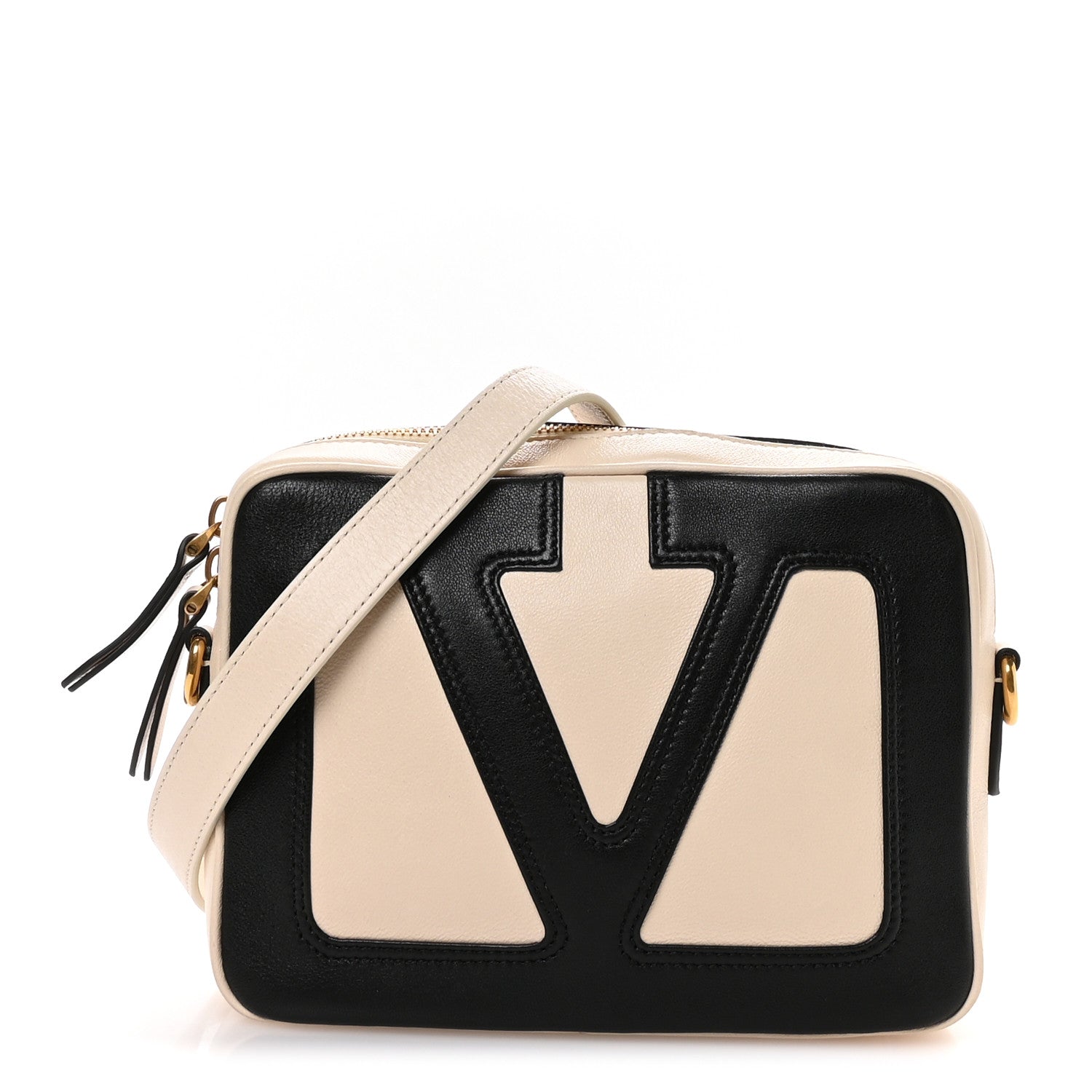Valentino Garavani Nappa Viva Superstar Crossbody Bag Butter Black 1 of 9