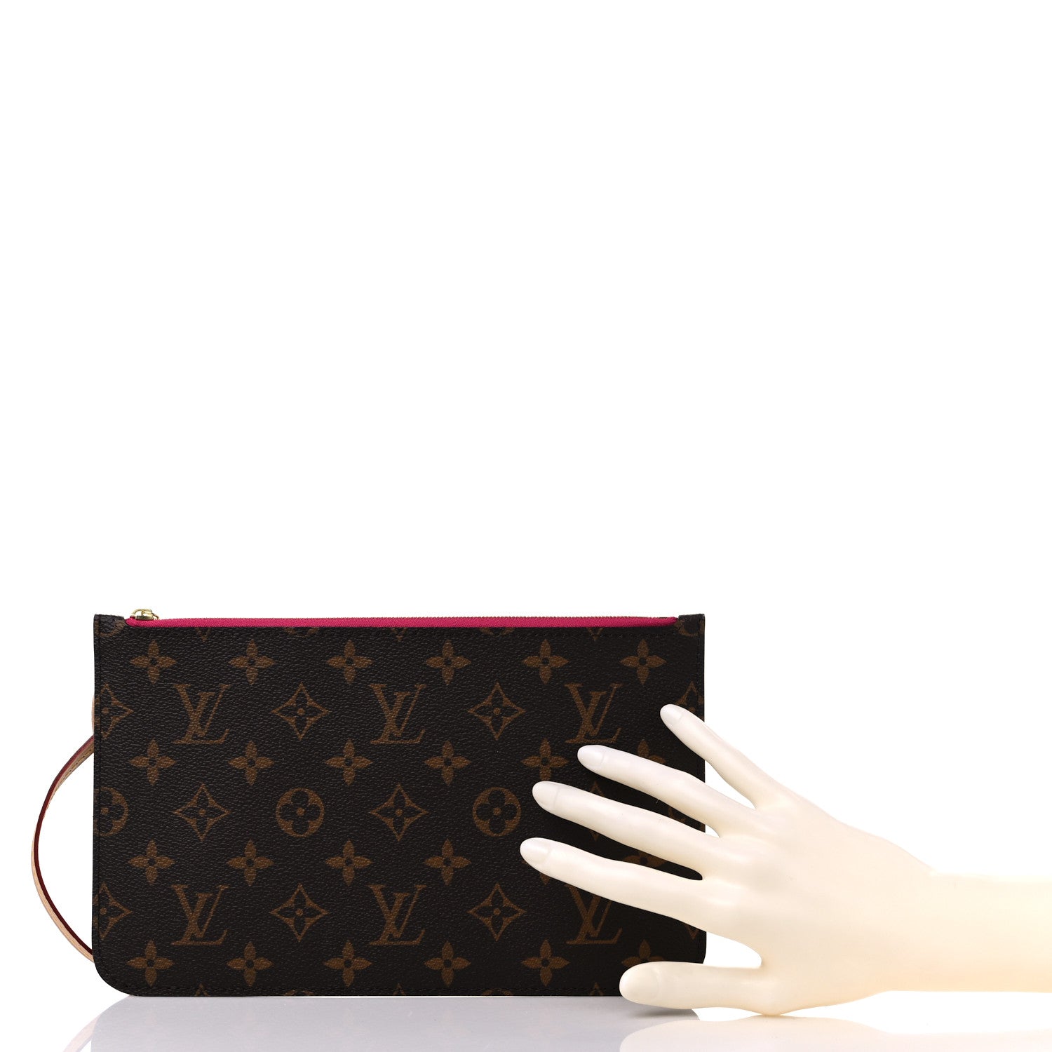 Louis Vuitton Monogram Neverfull MM GM Pochette Pivoine 2 of 10