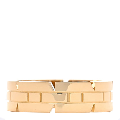 Cartier 18K Yellow Gold Tank Francaise Band Ring 55 7.25 3 of 4