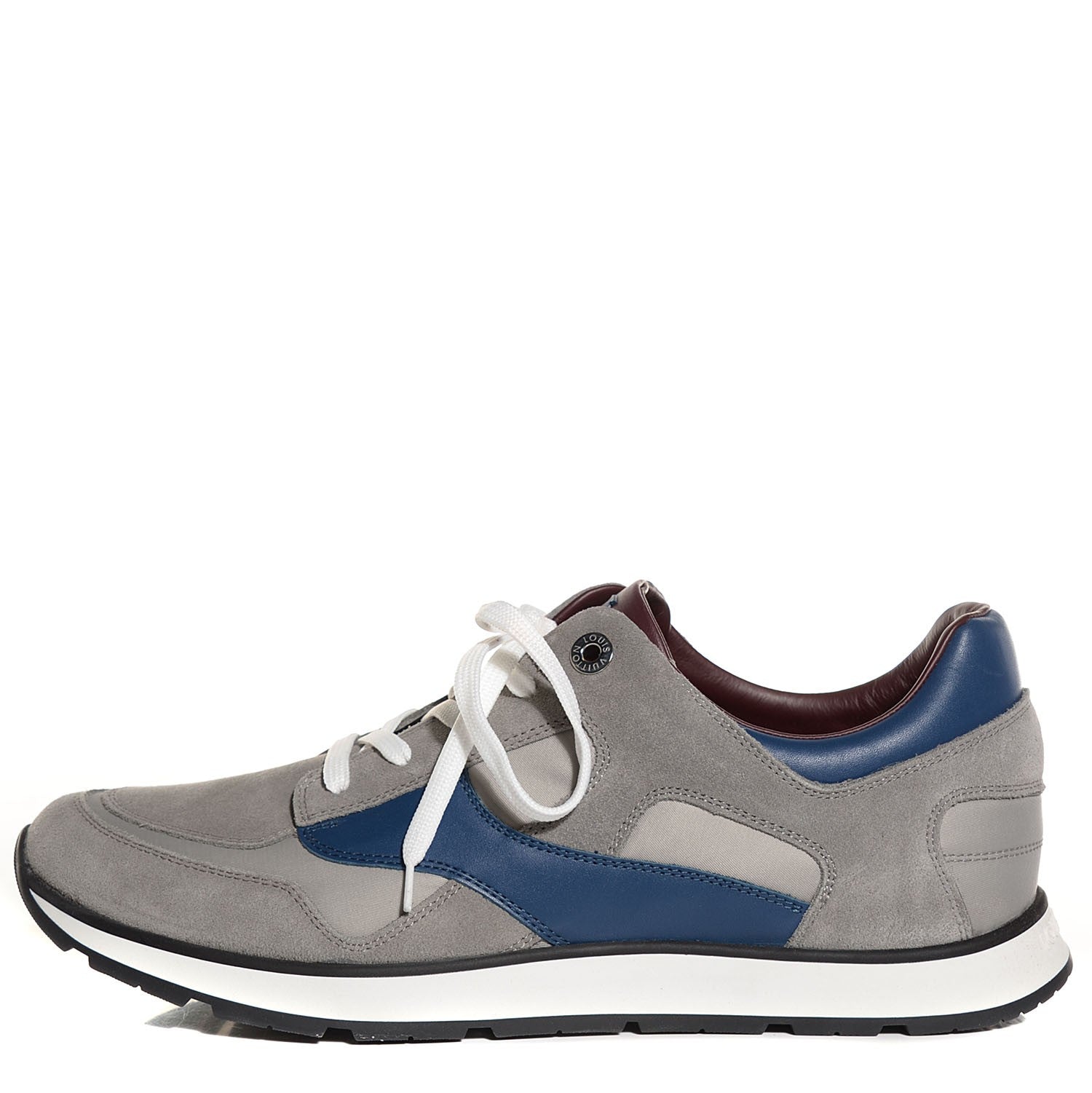 Louis Vuitton Suede Miles Sneakers 8.5 Gris 1 of 8