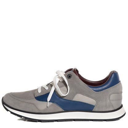 Louis Vuitton Suede Miles Sneakers 8.5 Gris 1 of 8